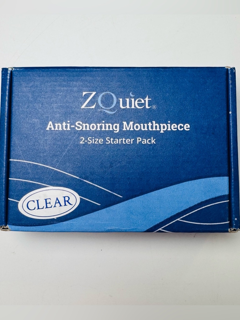 ZQuiet Anti-Snoring Mouthpiece - Clear -sealed 2 pack